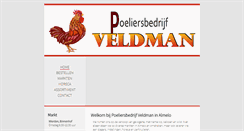 Desktop Screenshot of poeliersbedrijfveldman.nl