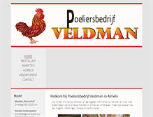 Tablet Screenshot of poeliersbedrijfveldman.nl